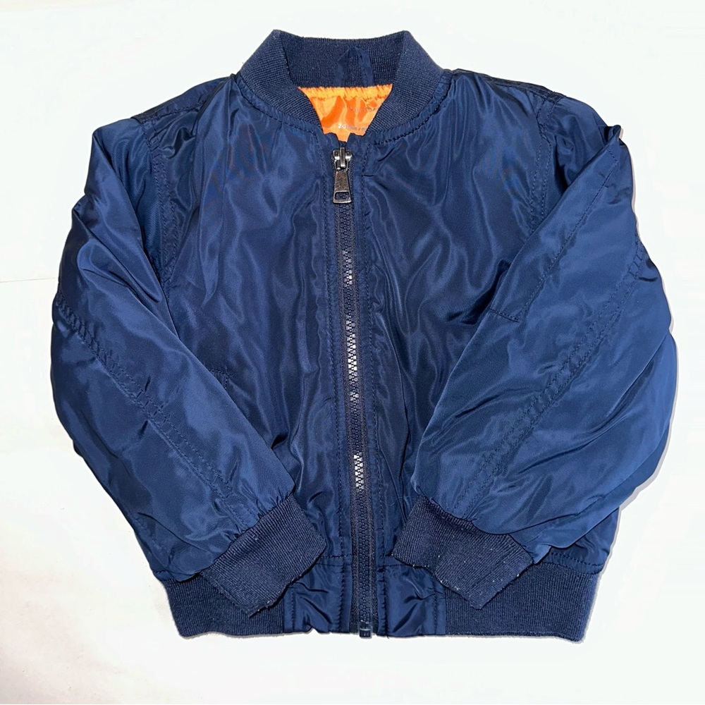 Primark Toddler Puffy Winter Jacket Navy Blue 2-3 Years Old